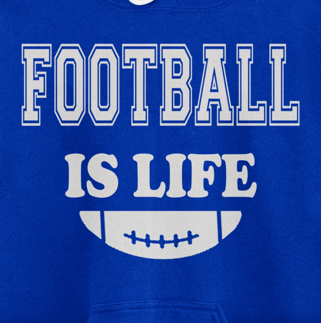 Football Is Life Funny Players Lovers Good Crusher Fan Game Pullover Hoodie