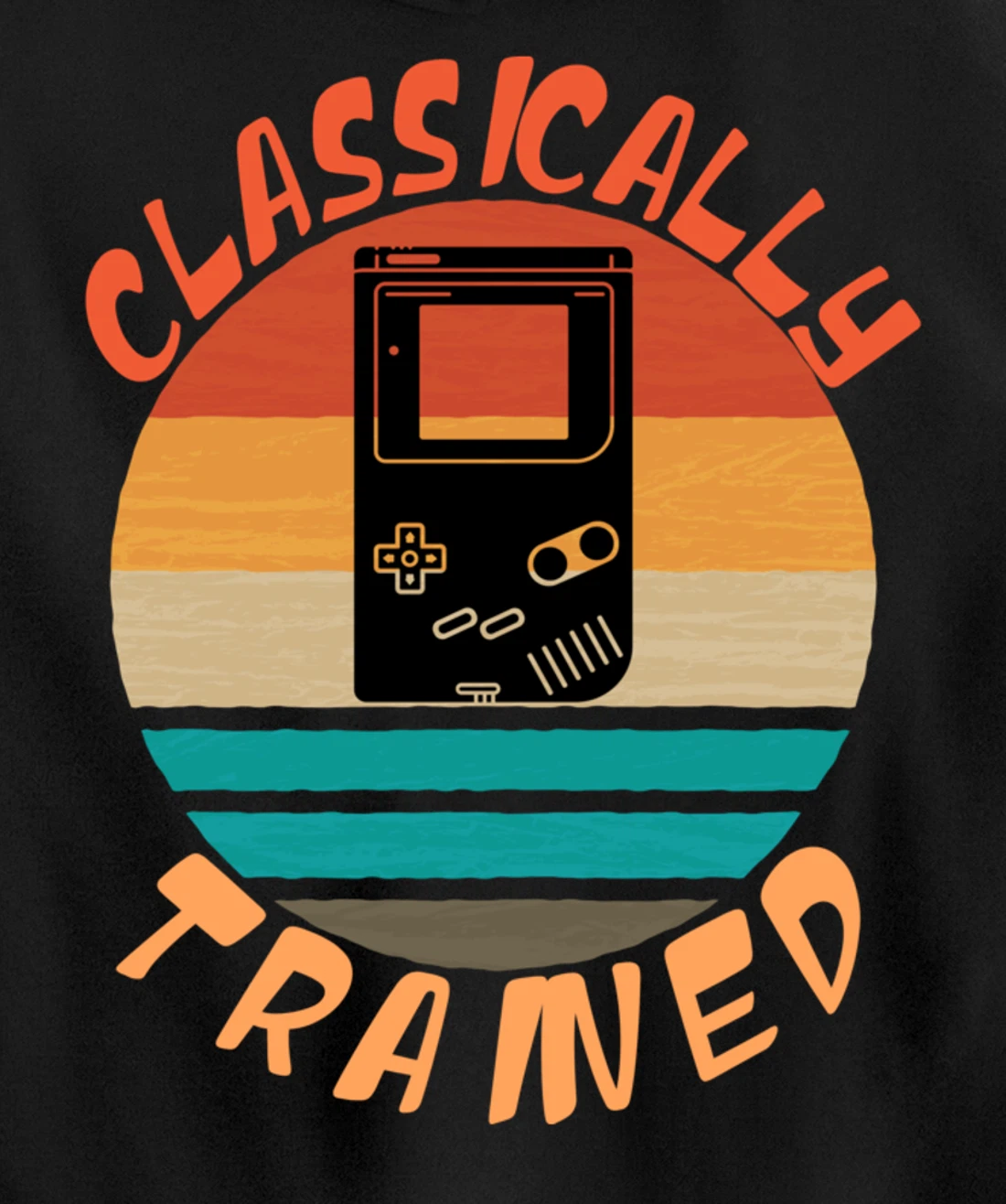 Classically Trained - Retro Vintage Gaming Gamer Pullover Hoodie