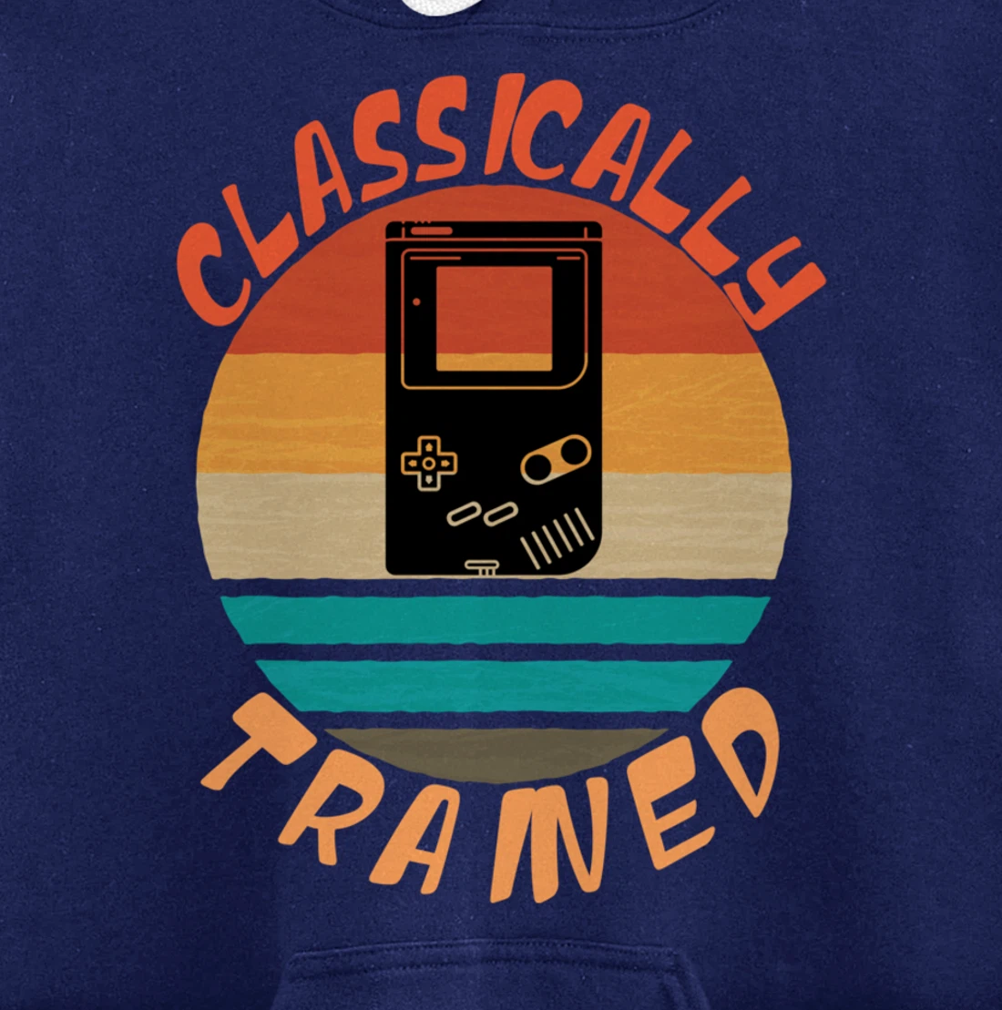 Classically Trained - Retro Vintage Gaming Gamer Pullover Hoodie