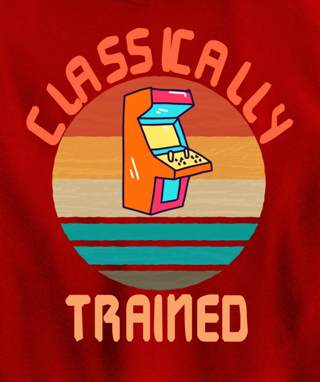Classically Trained - Retro Vintage Gaming Gamer Pullover Hoodie