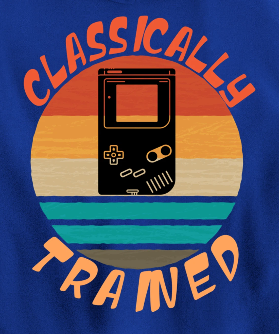 Classically Trained - Retro Vintage Gaming Gamer Pullover Hoodie