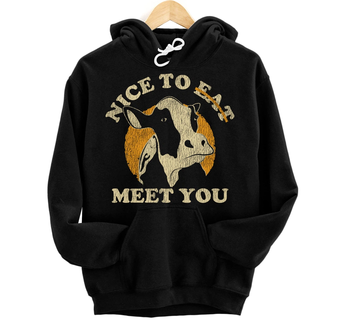 Support Animal Liberation Rights Vegan Activism Cows Graphic Pullover Hoodie