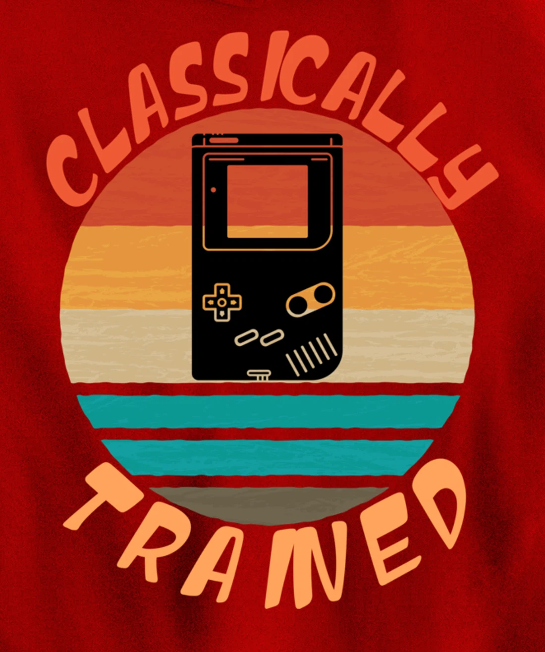 Classically Trained - Retro Vintage Gaming Gamer Pullover Hoodie