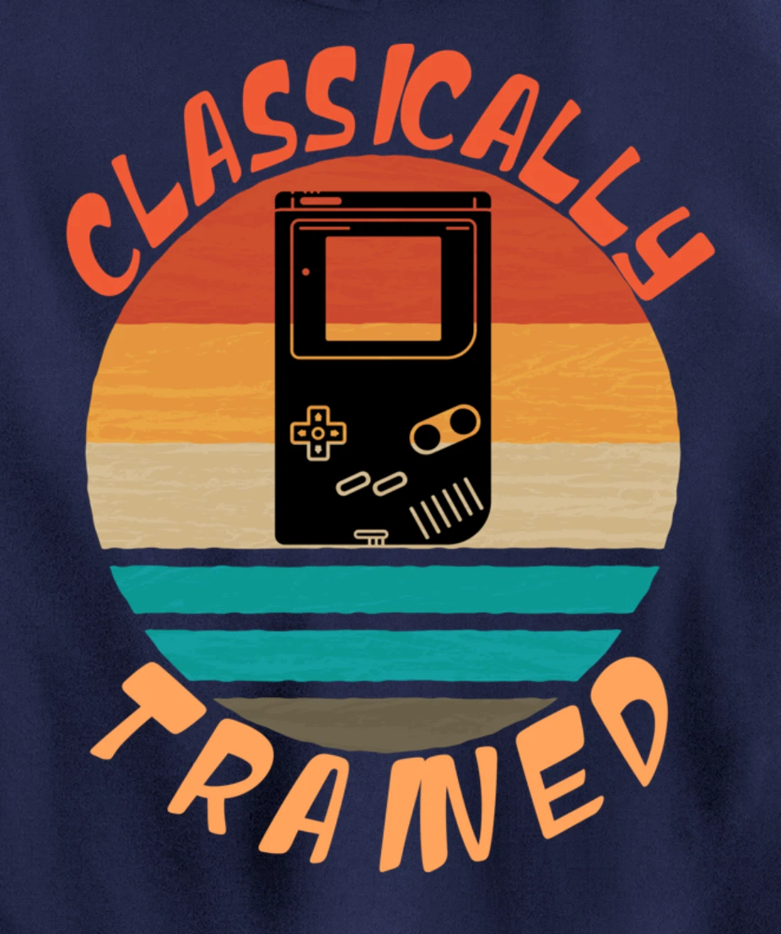 Classically Trained - Retro Vintage Gaming Gamer Pullover Hoodie