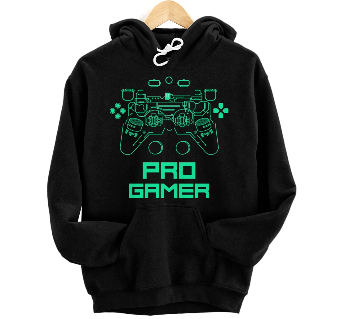 Gamer Retro Pro Gaming Video Games Console Pullover Hoodie