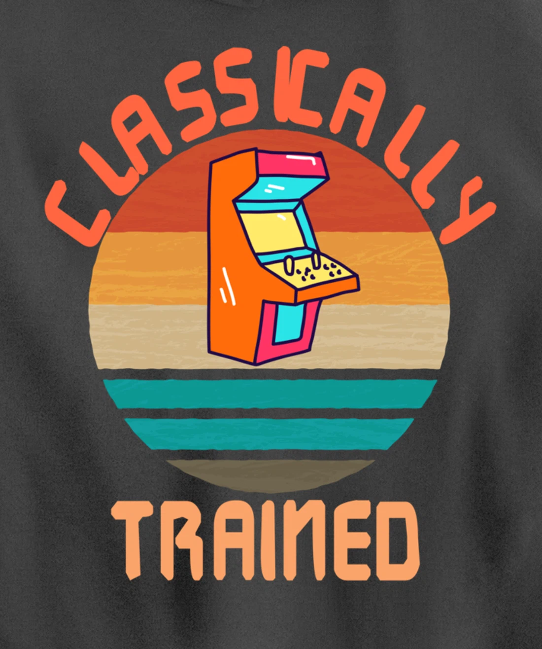 Classically Trained - Retro Vintage Gaming Gamer Pullover Hoodie