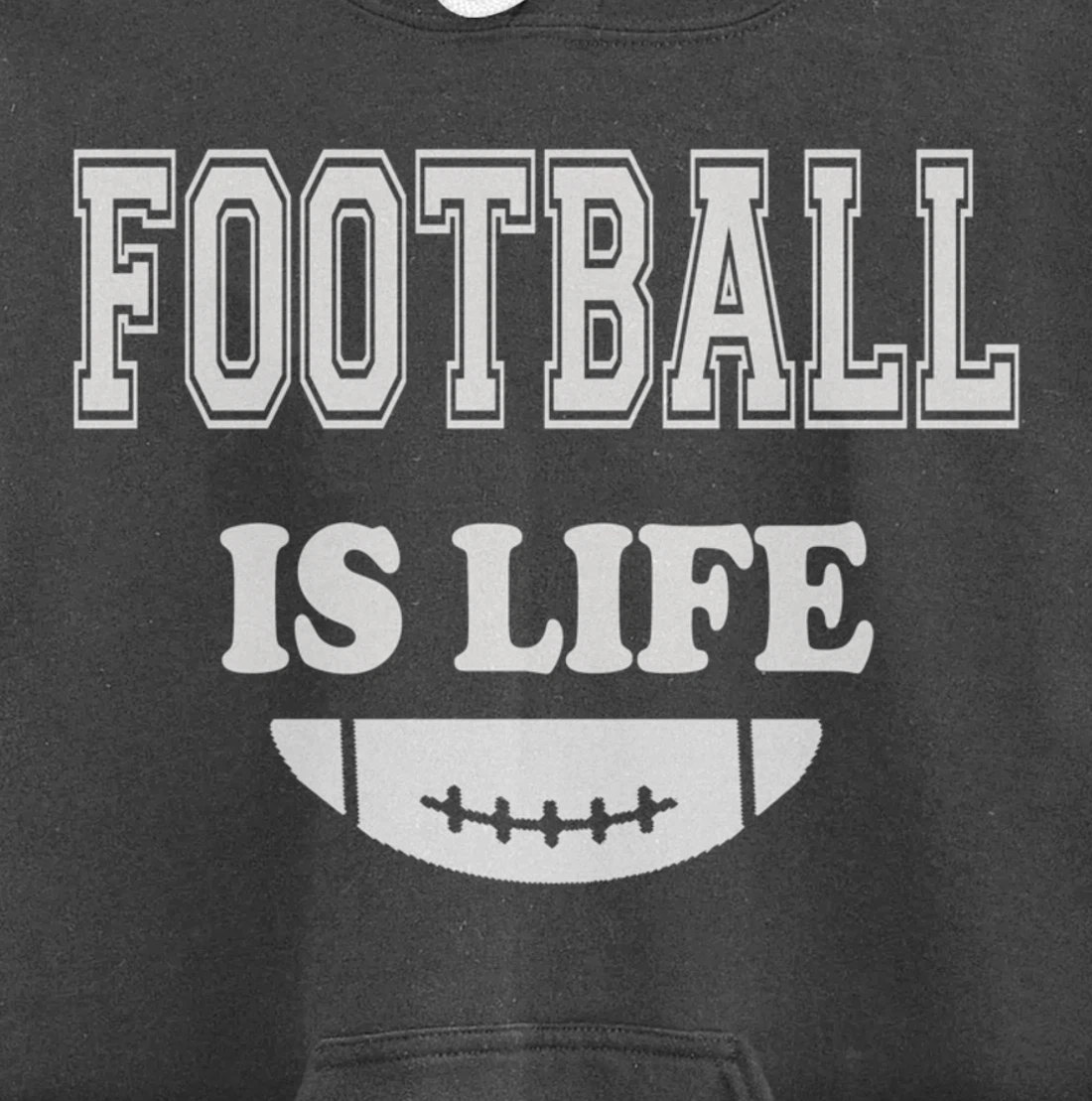 Football Is Life Funny Players Lovers Good Crusher Fan Game Pullover Hoodie