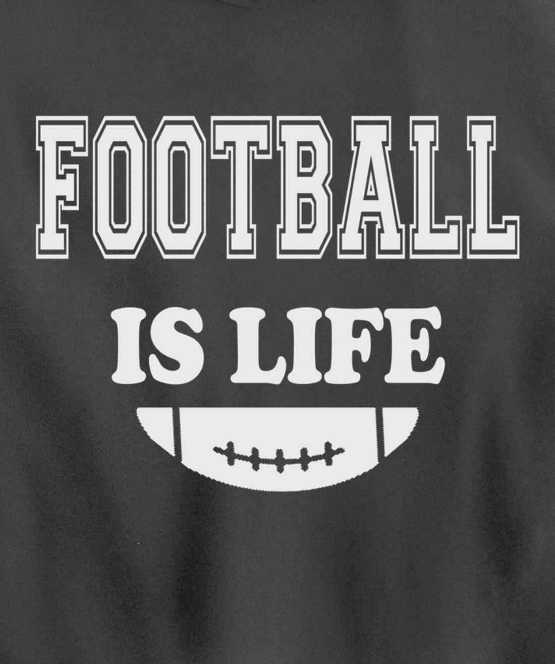 Football Is Life Funny Players Lovers Good Crusher Fan Game Pullover Hoodie