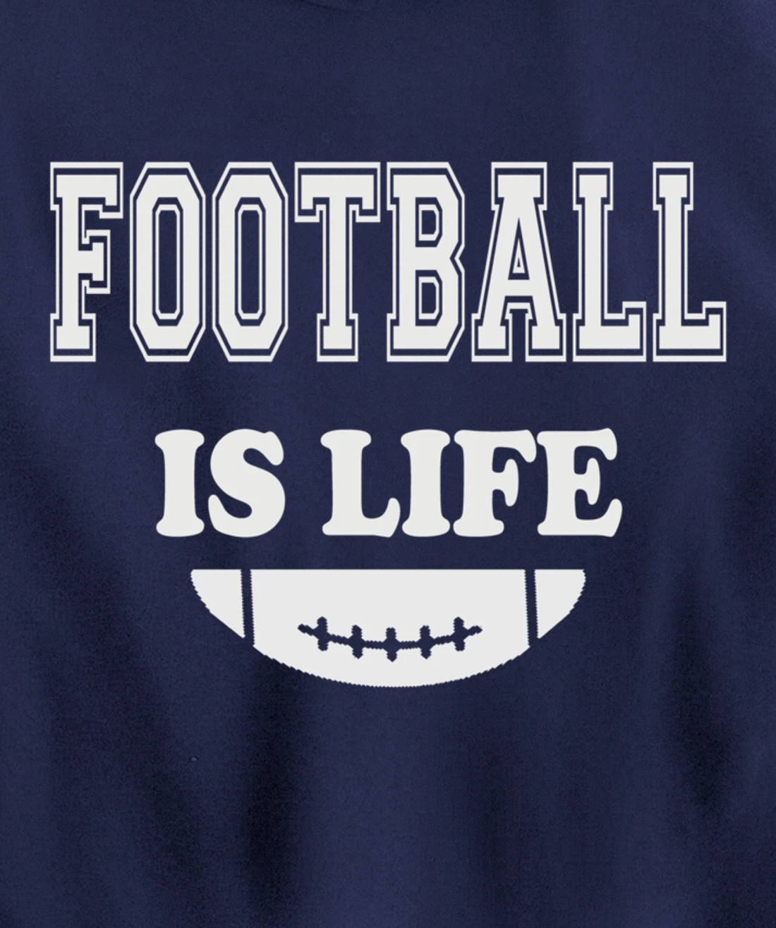 Football Is Life Funny Players Lovers Good Crusher Fan Game Pullover Hoodie