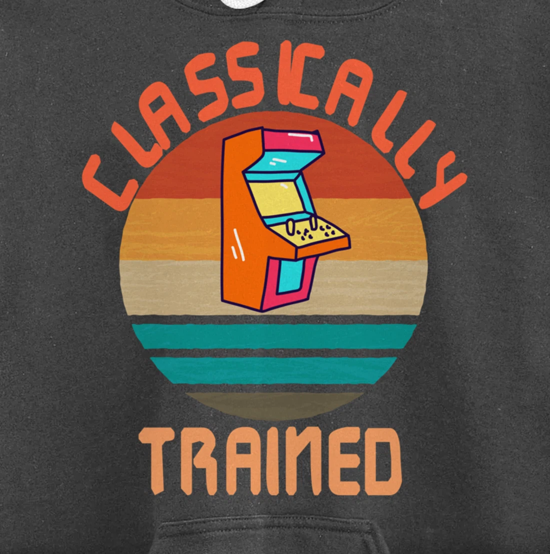 Classically Trained - Retro Vintage Gaming Gamer Pullover Hoodie
