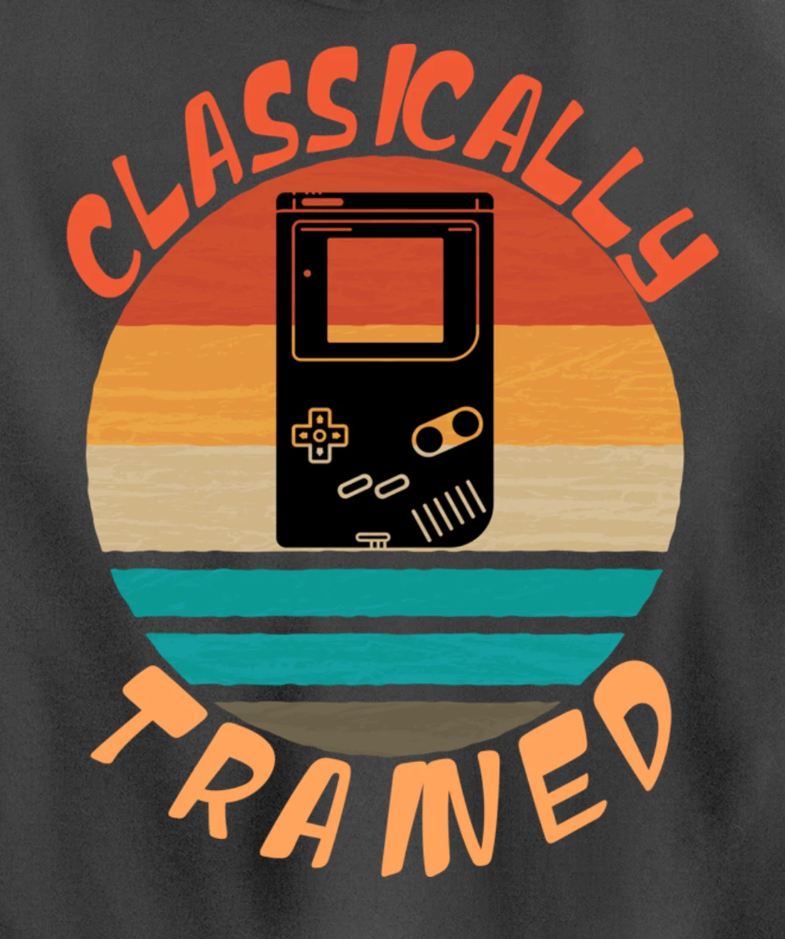 Classically Trained - Retro Vintage Gaming Gamer Pullover Hoodie
