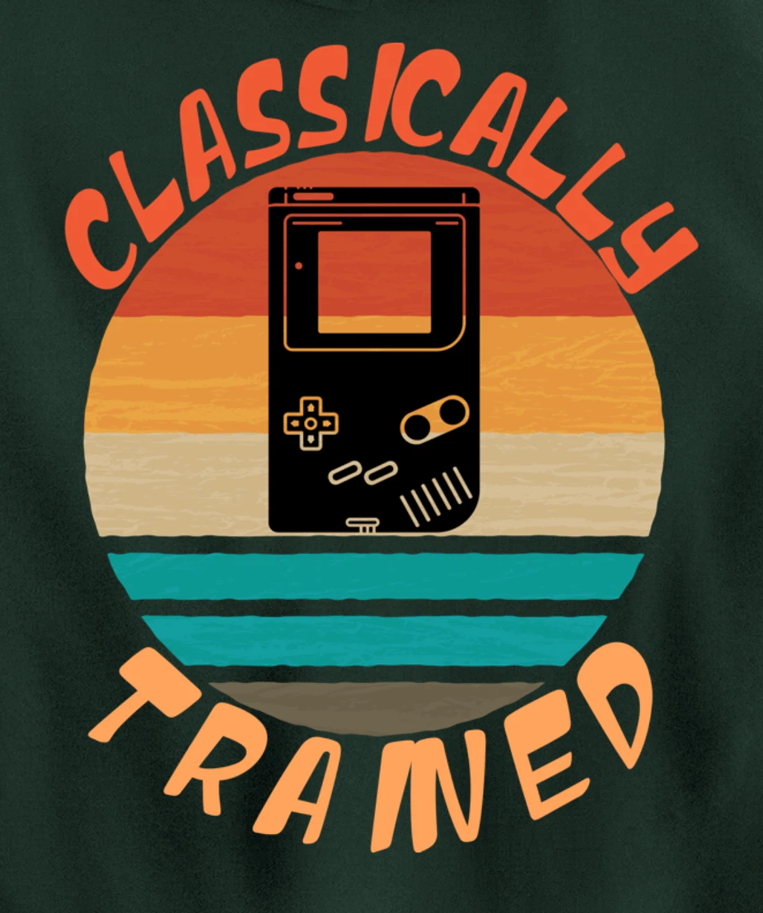 Classically Trained - Retro Vintage Gaming Gamer Pullover Hoodie