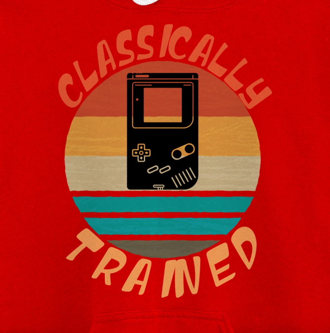 Classically Trained - Retro Vintage Gaming Gamer Pullover Hoodie