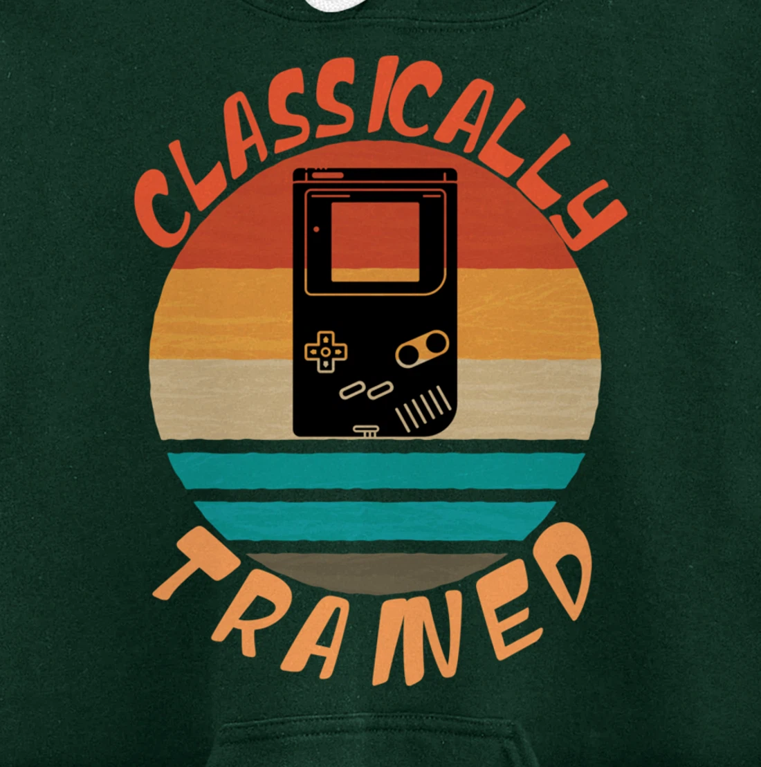 Classically Trained - Retro Vintage Gaming Gamer Pullover Hoodie