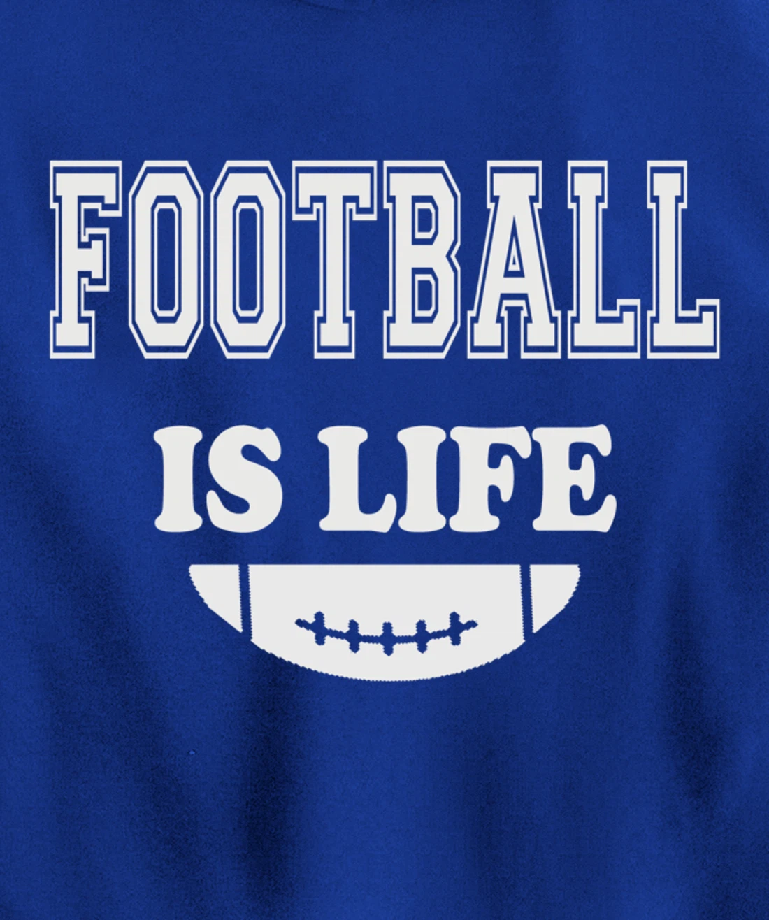Football Is Life Funny Players Lovers Good Crusher Fan Game Pullover Hoodie