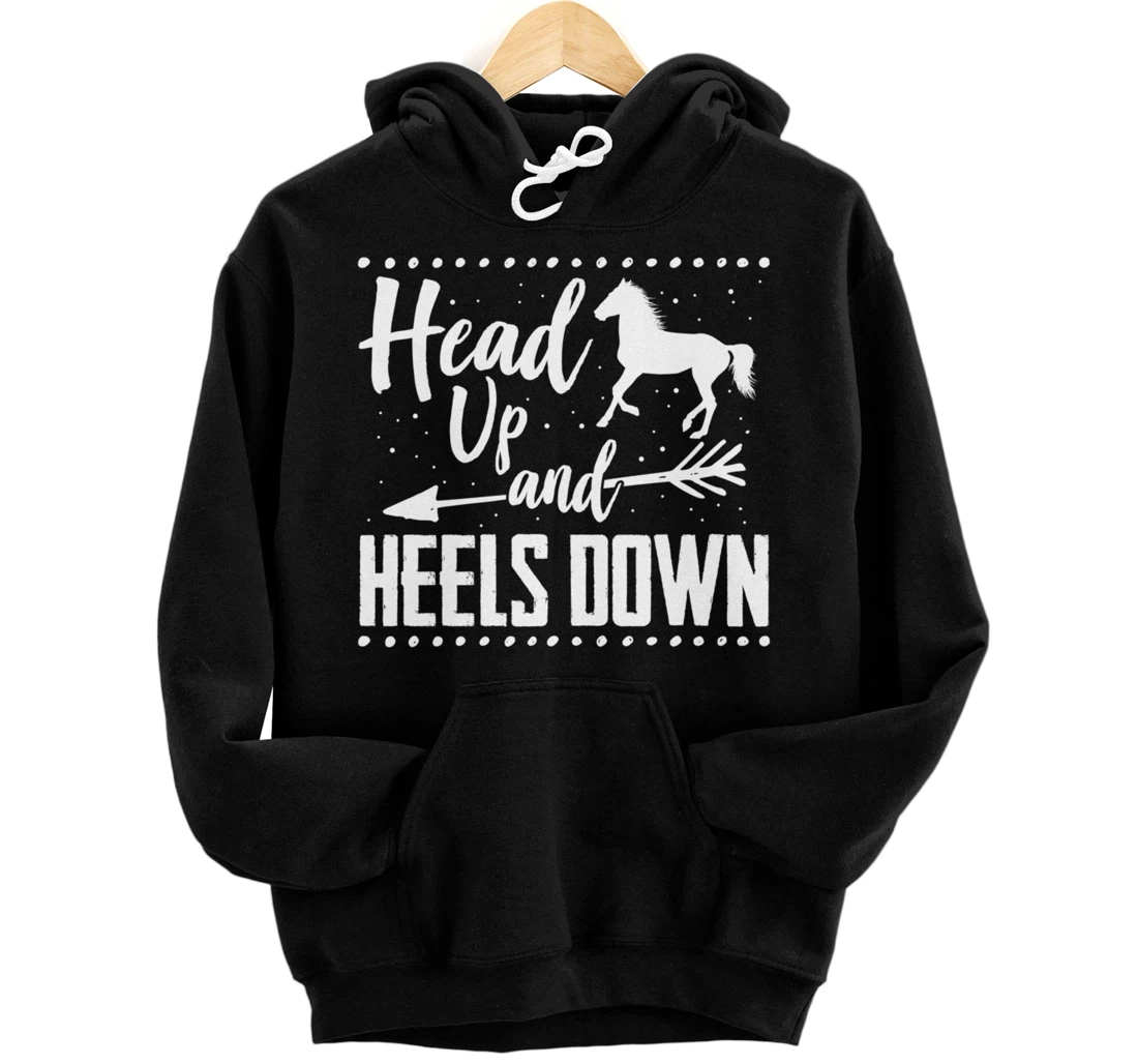 Funny Horse Graphic Women Girls Horseback Riding Horse Lover Pullover Hoodie