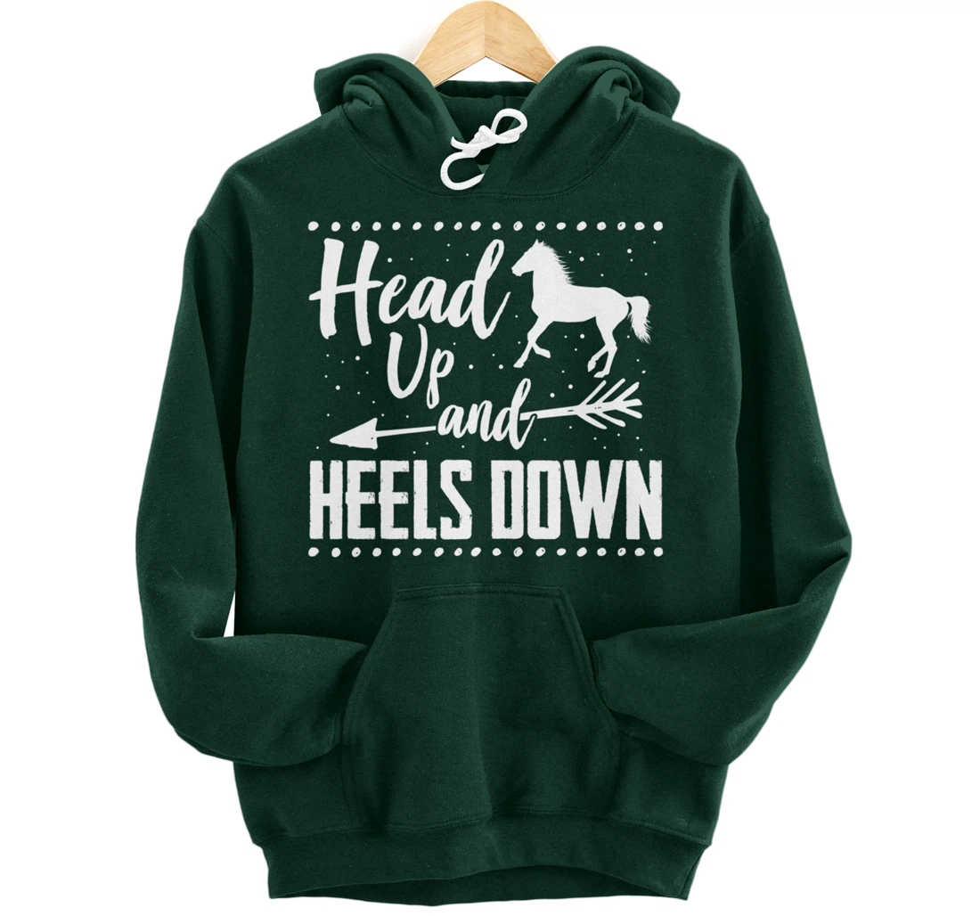 Funny Horse Graphic Women Girls Horseback Riding Horse Lover Pullover Hoodie