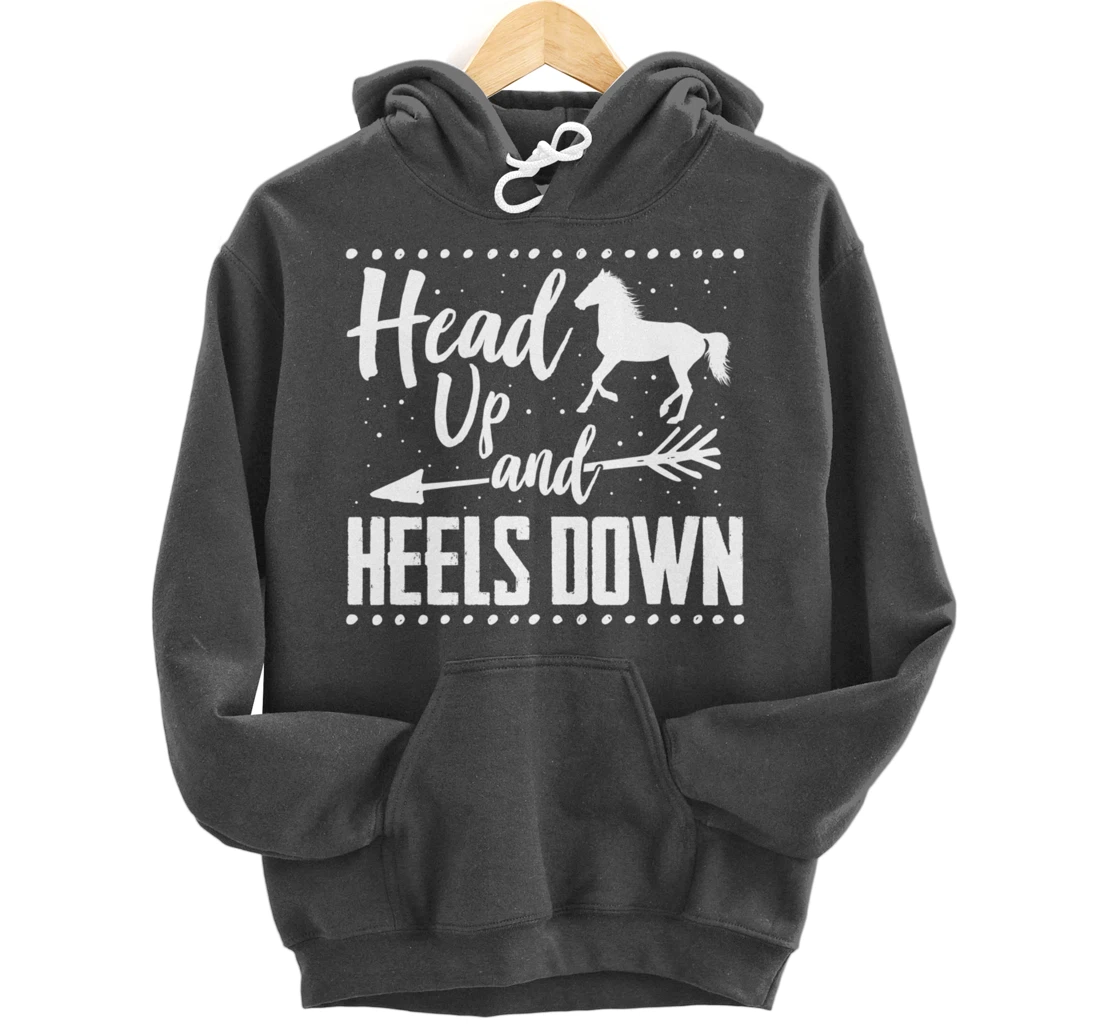 Funny Horse Graphic Women Girls Horseback Riding Horse Lover Pullover Hoodie