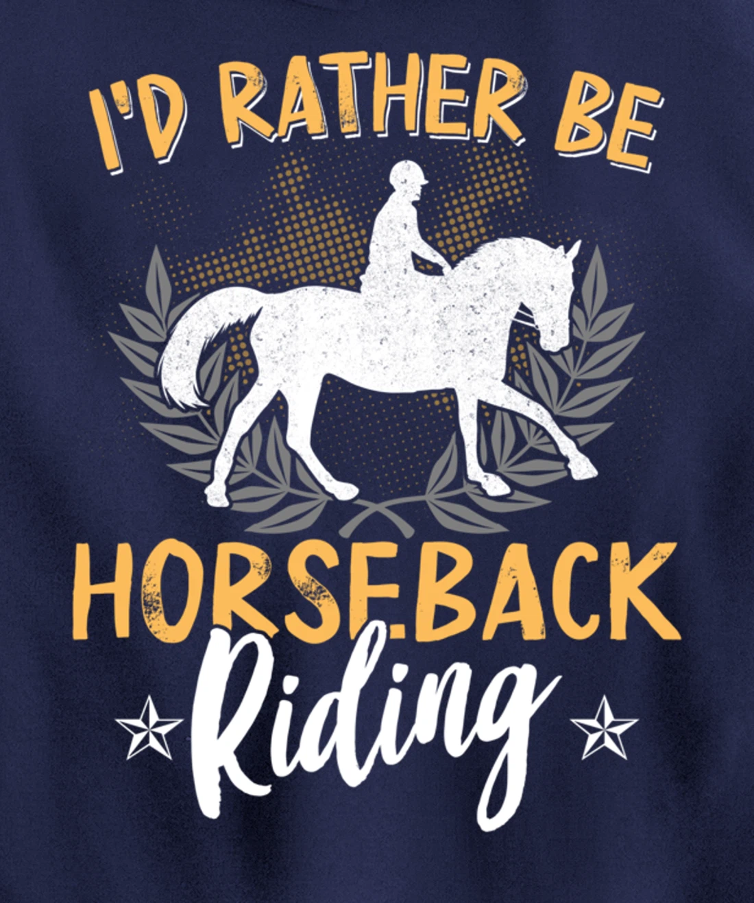 Funny Horse Graphic Women Girls Horseback Riding Horse Lover Pullover Hoodie