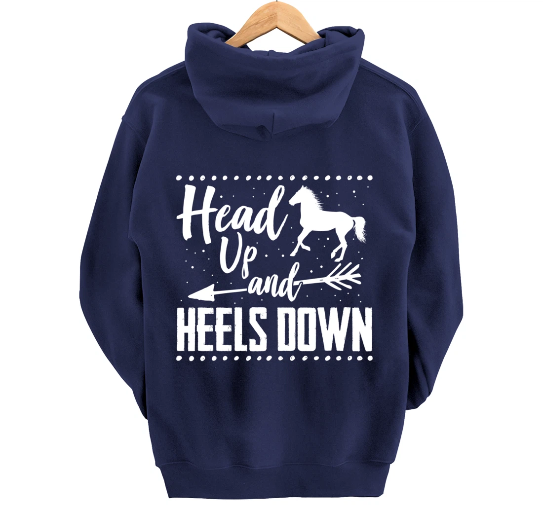 Funny Horse Graphic Women Girls Horseback Riding Horse Lover Pullover Hoodie