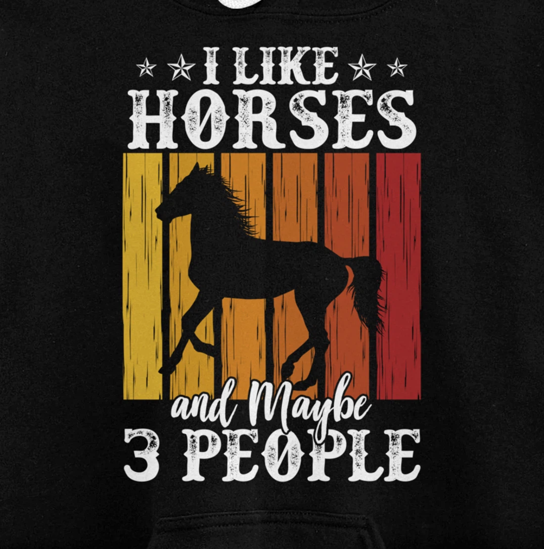 Funny Horse Graphic Women Girls Horseback Riding Horse Lover Pullover Hoodie