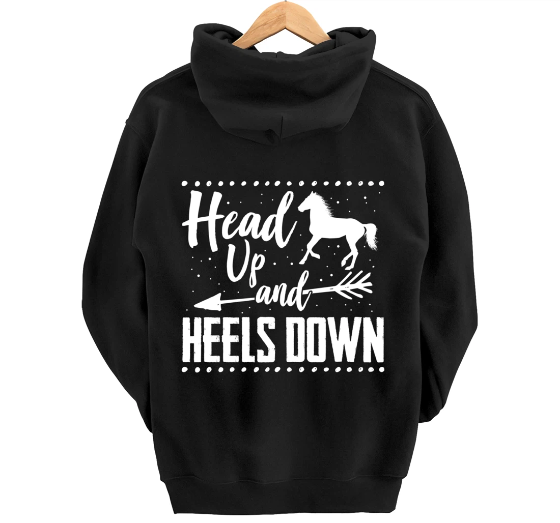 Funny Horse Graphic Women Girls Horseback Riding Horse Lover Pullover Hoodie