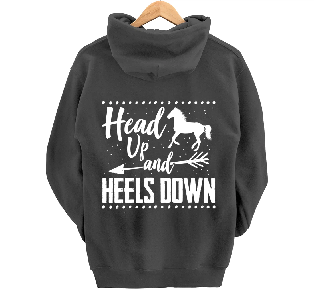 Funny Horse Graphic Women Girls Horseback Riding Horse Lover Pullover Hoodie
