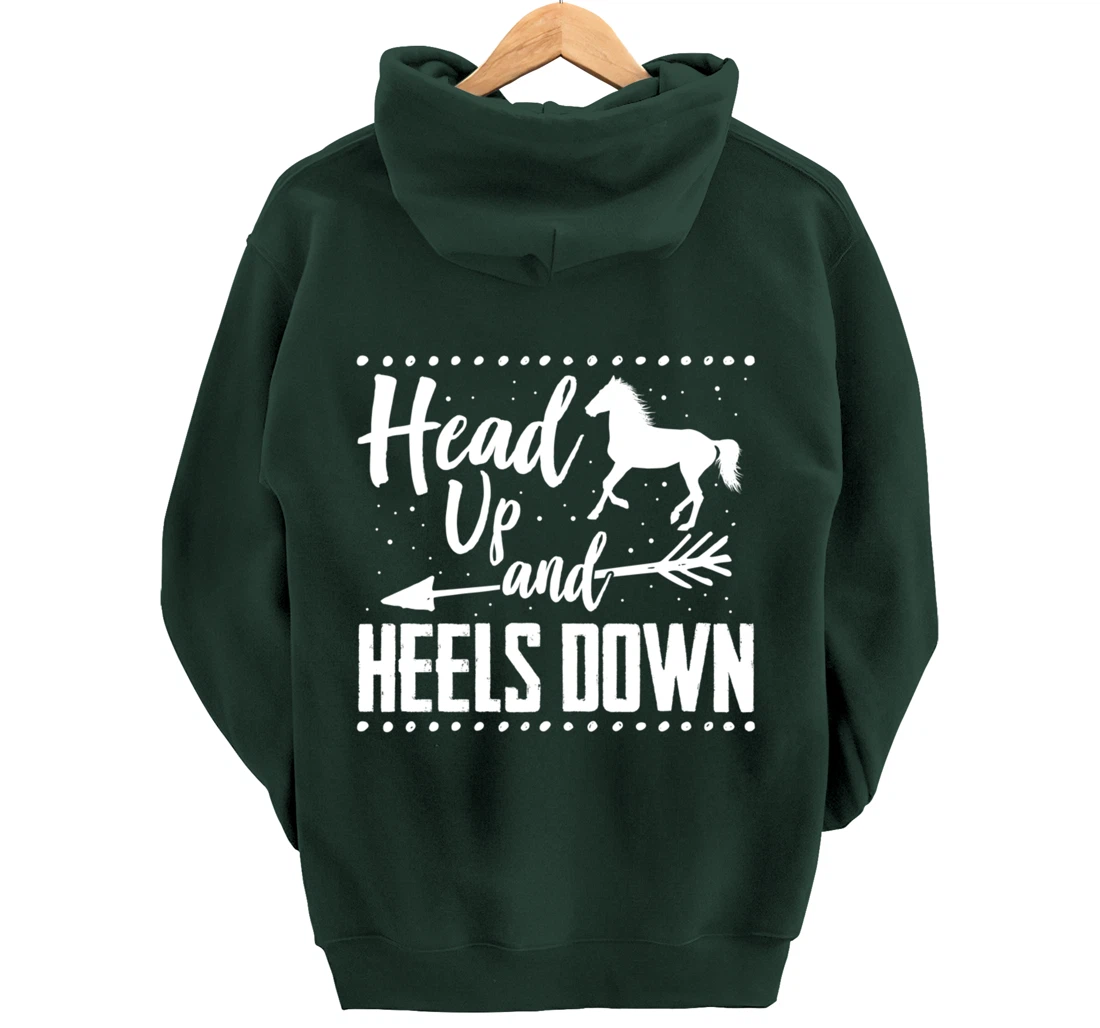 Funny Horse Graphic Women Girls Horseback Riding Horse Lover Pullover Hoodie