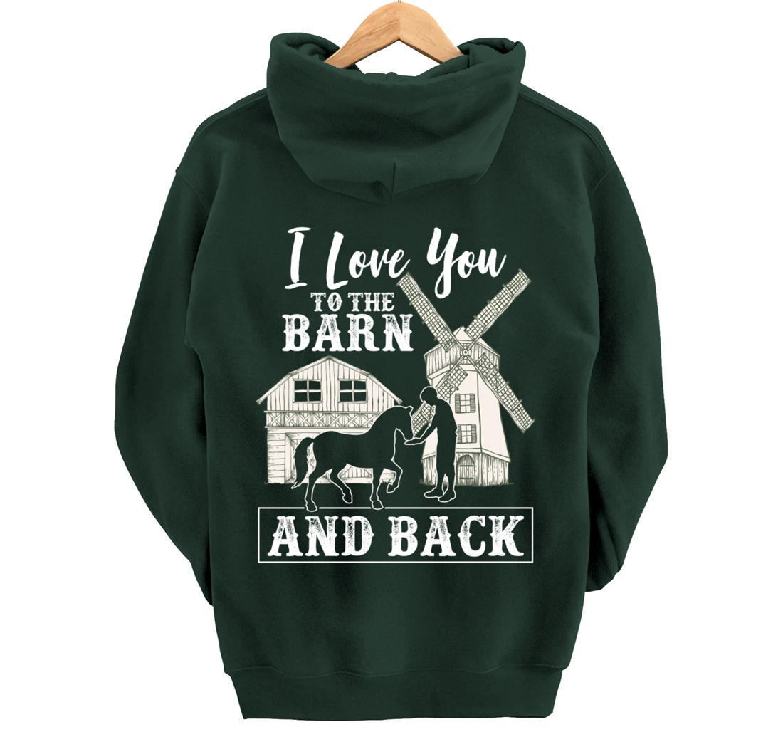 Funny Horse Graphic Women Girls Horseback Riding Horse Lover Pullover Hoodie