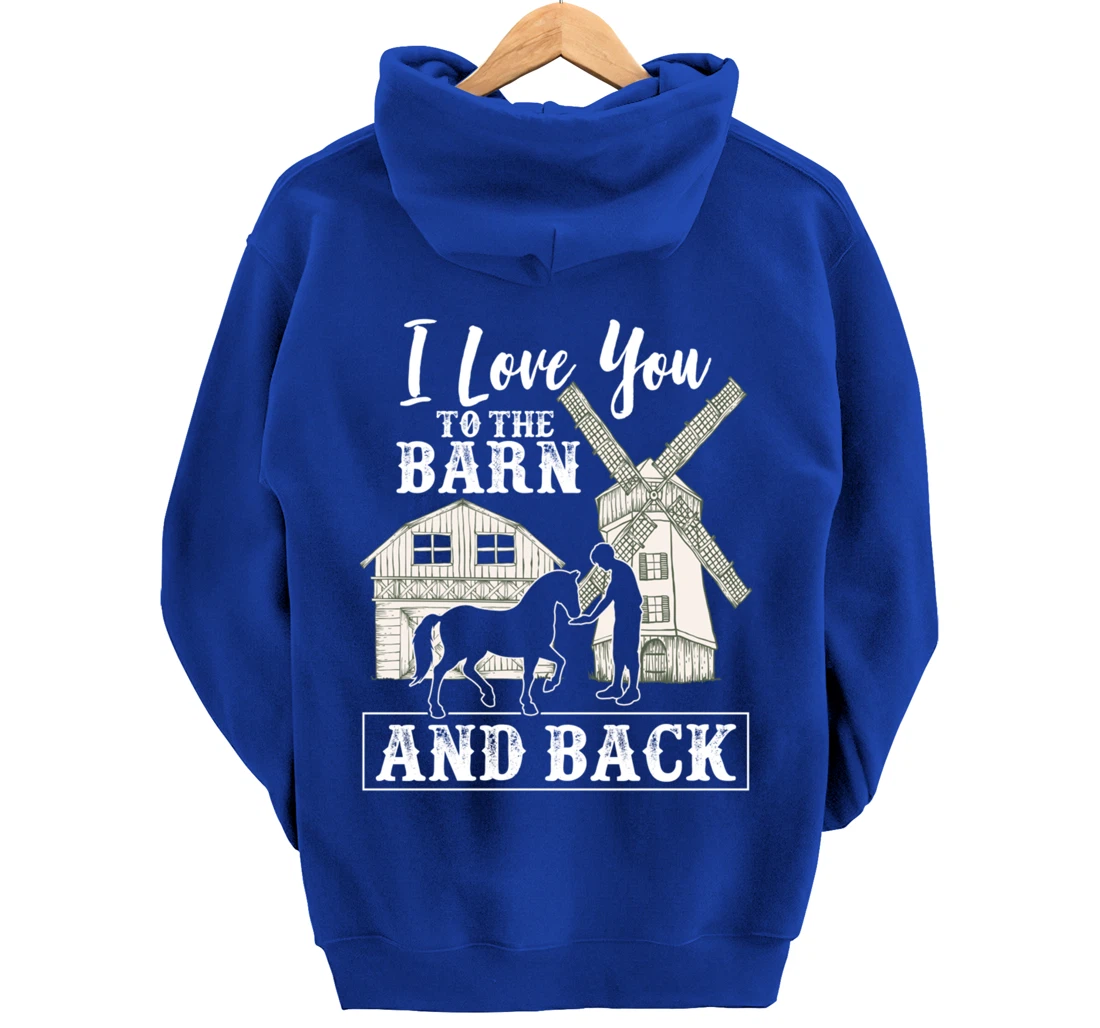 Funny Horse Graphic Women Girls Horseback Riding Horse Lover Pullover Hoodie
