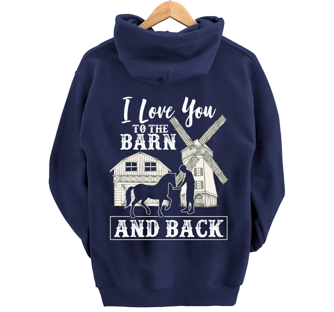 Funny Horse Graphic Women Girls Horseback Riding Horse Lover Pullover Hoodie