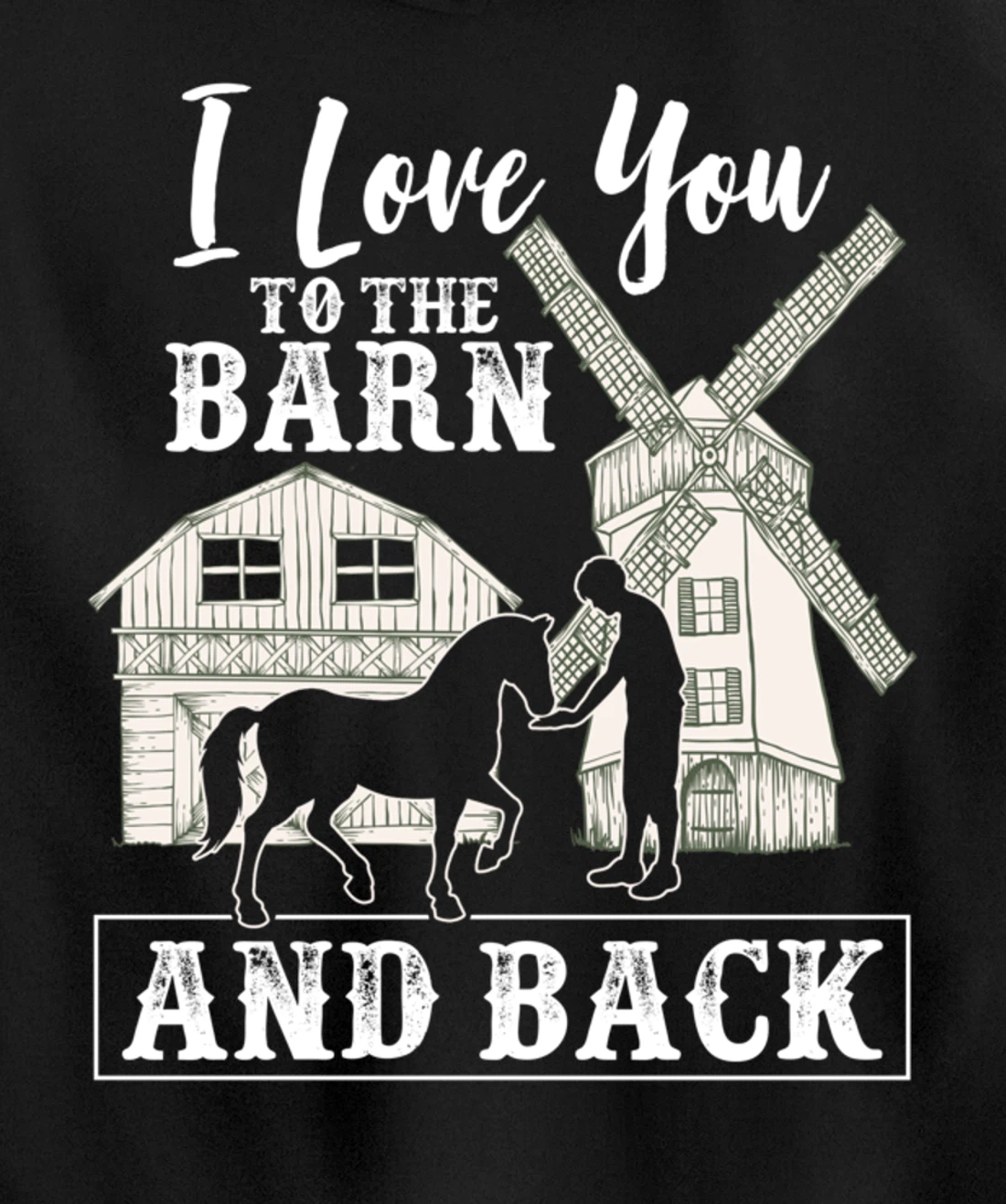 Funny Horse Graphic Women Girls Horseback Riding Horse Lover Pullover Hoodie