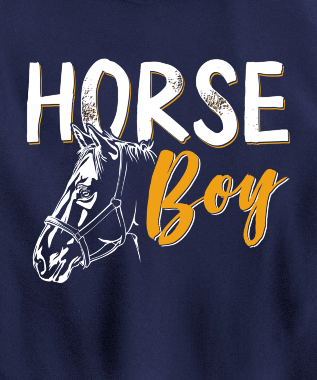 Funny Horse Graphic Men Boys Horseback Riding Horse Lover Pullover Hoodie
