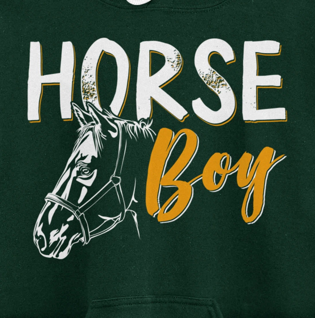 Funny Horse Graphic Men Boys Horseback Riding Horse Lover Pullover Hoodie