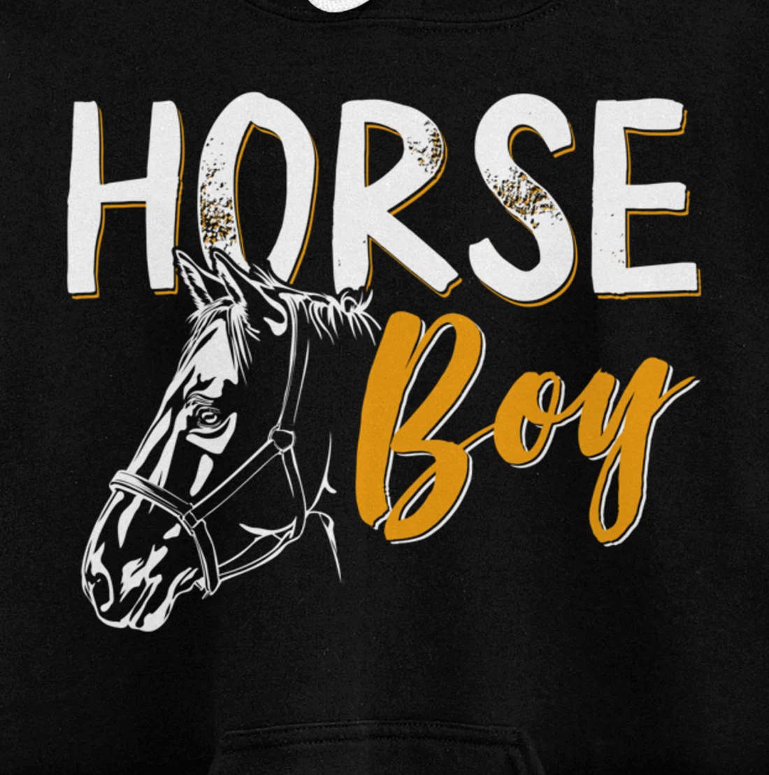 Funny Horse Graphic Men Boys Horseback Riding Horse Lover Pullover Hoodie