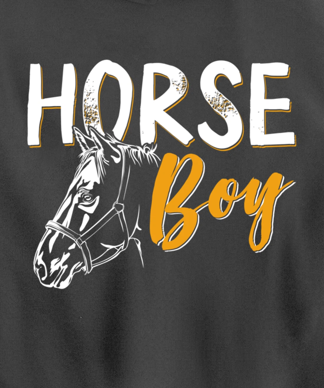 Funny Horse Graphic Men Boys Horseback Riding Horse Lover Pullover Hoodie