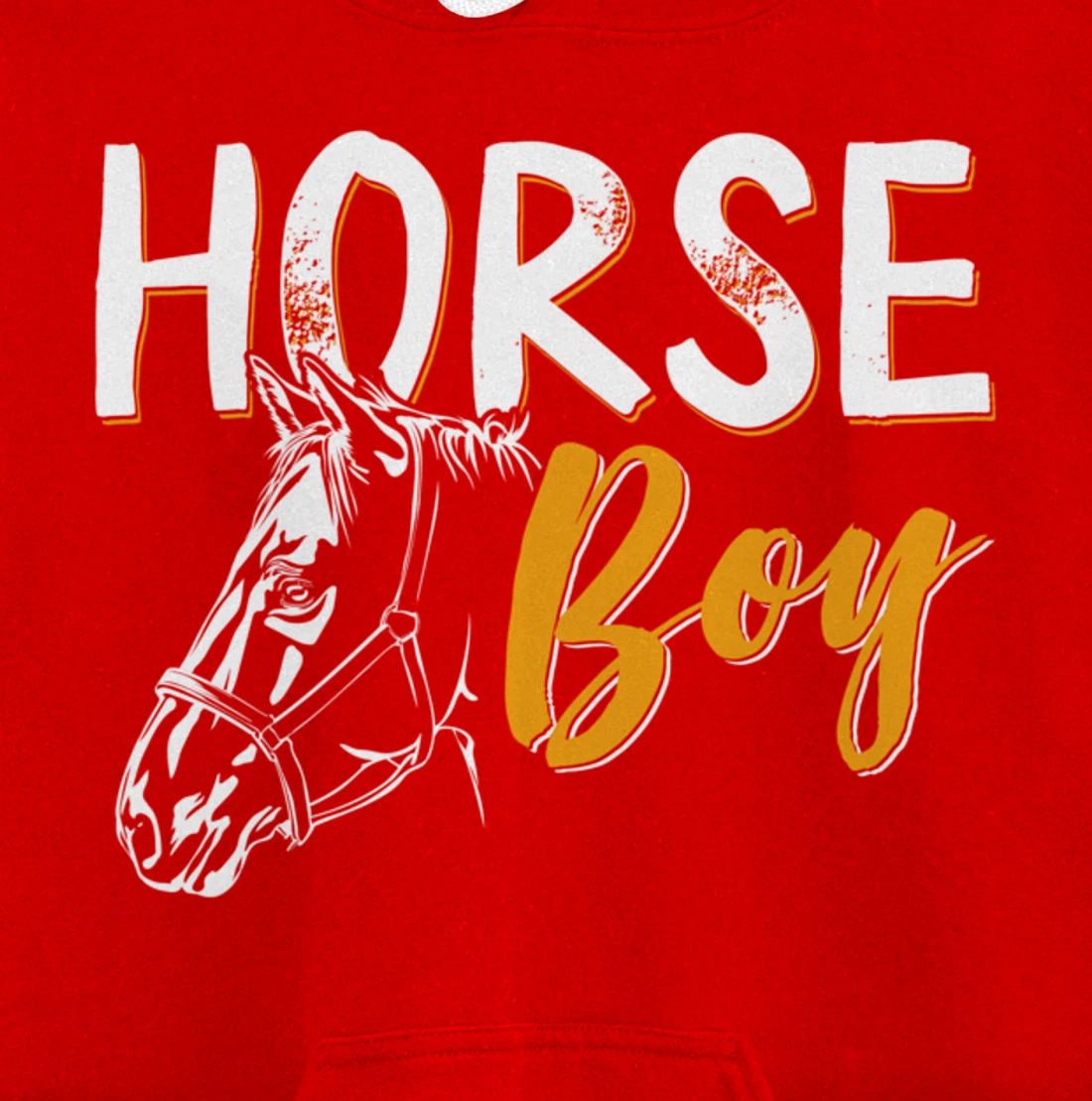 Funny Horse Graphic Men Boys Horseback Riding Horse Lover Pullover Hoodie