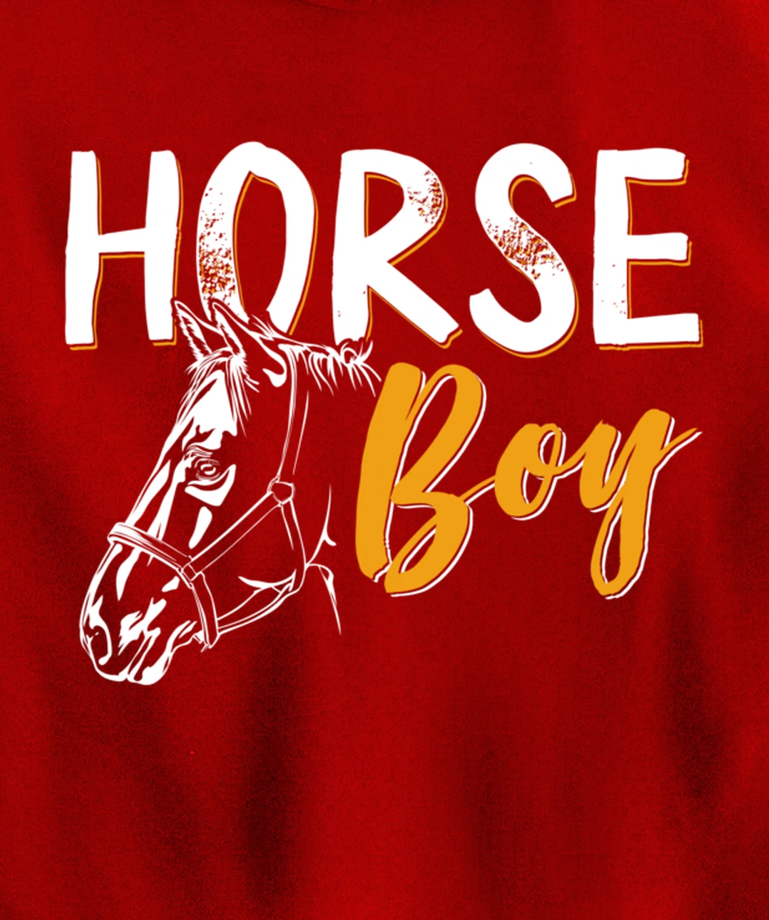 Funny Horse Graphic Men Boys Horseback Riding Horse Lover Pullover Hoodie