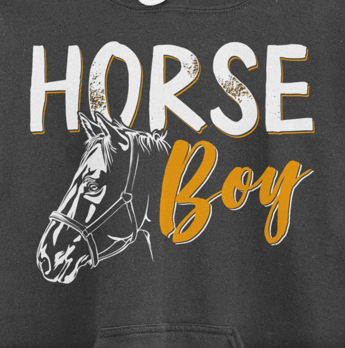 Funny Horse Graphic Men Boys Horseback Riding Horse Lover Pullover Hoodie