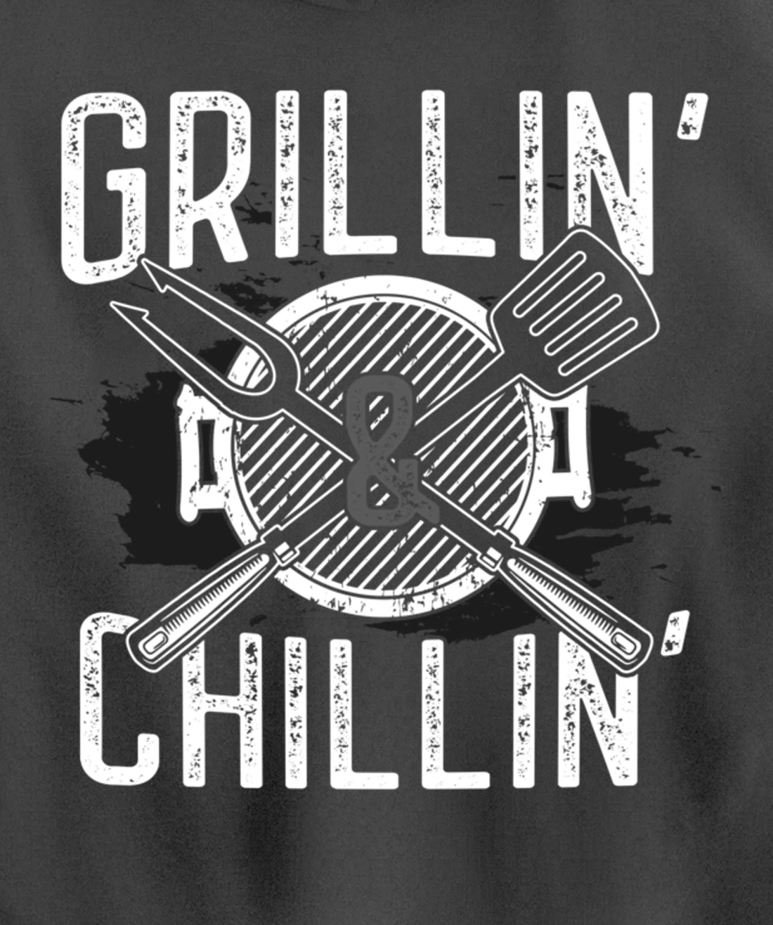 Funny Barbecue Grillin' Graphic Women Men Meat Smoking BBQ Pullover Hoodie