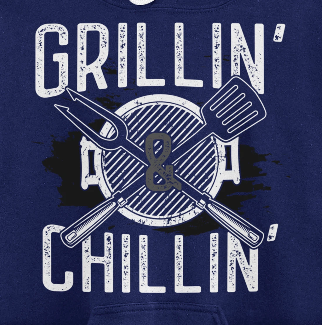 Funny Barbecue Grillin' Graphic Women Men Meat Smoking BBQ Pullover Hoodie