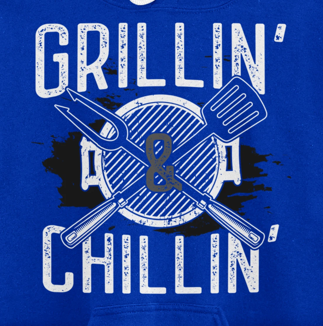 Funny Barbecue Grillin' Graphic Women Men Meat Smoking BBQ Pullover Hoodie