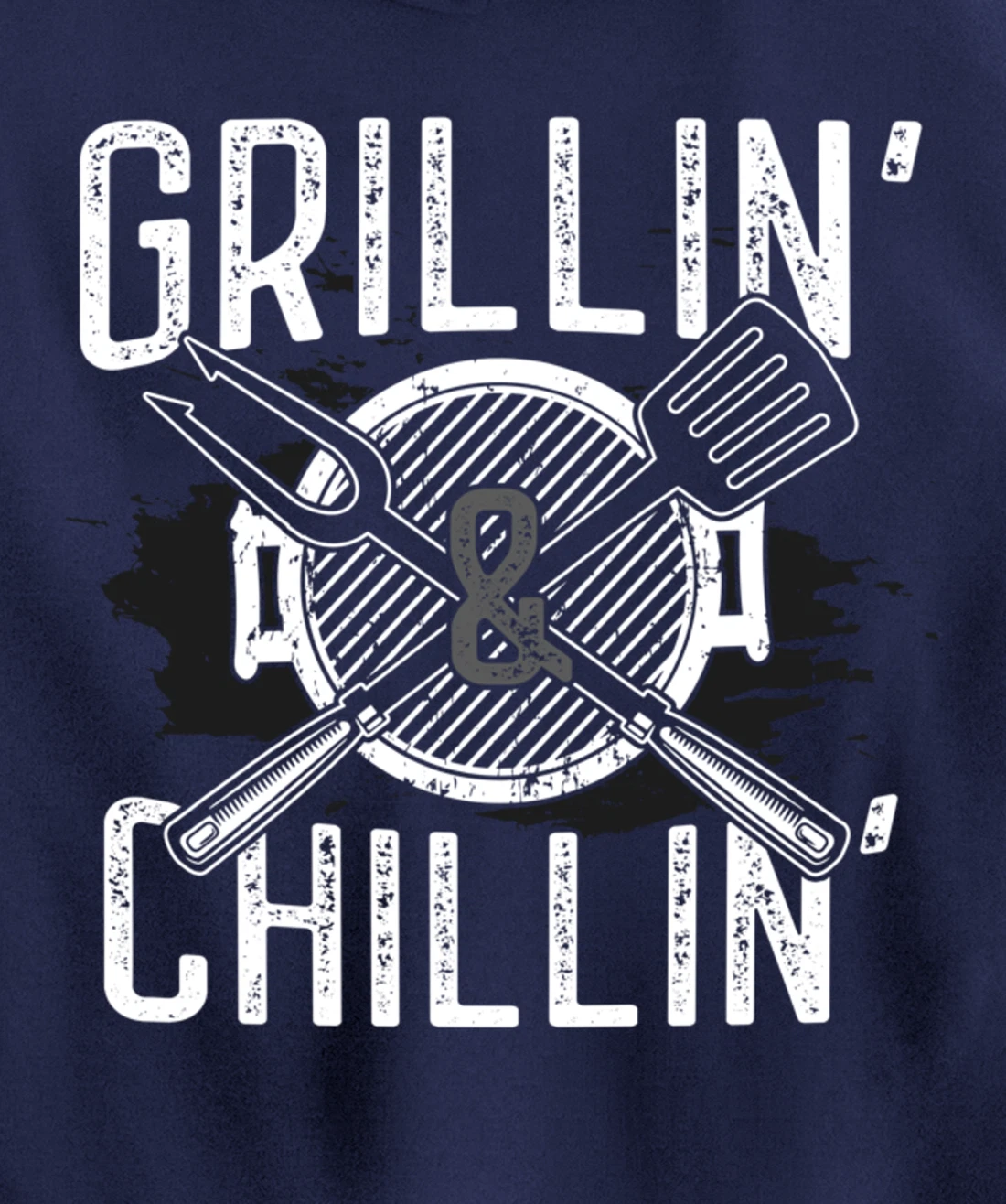 Funny Barbecue Grillin' Graphic Women Men Meat Smoking BBQ Pullover Hoodie