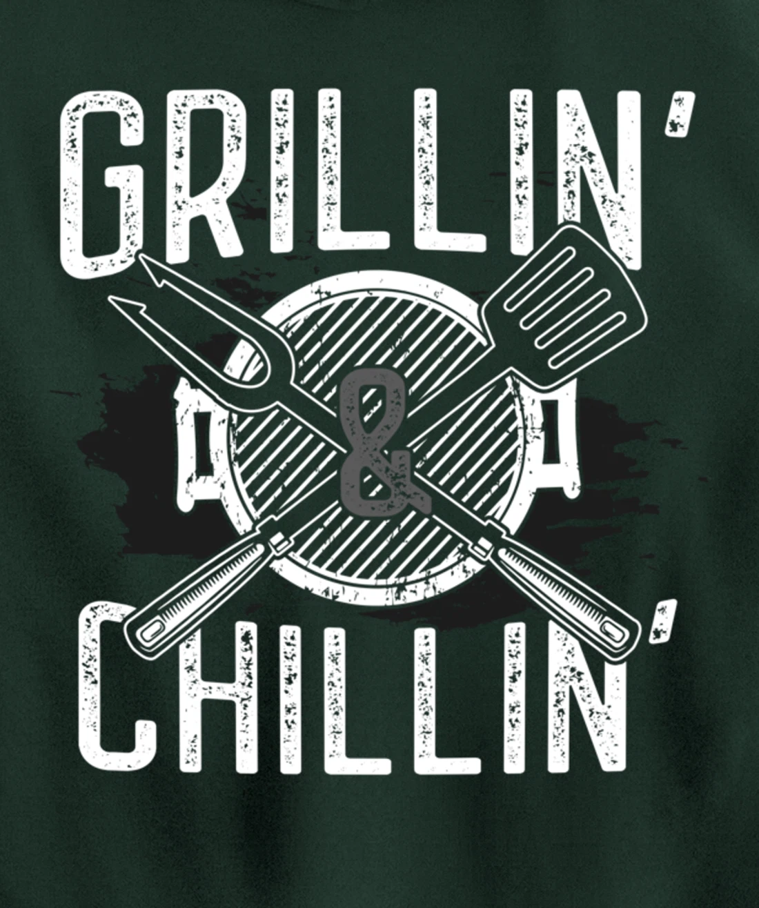 Funny Barbecue Grillin' Graphic Women Men Meat Smoking BBQ Pullover Hoodie