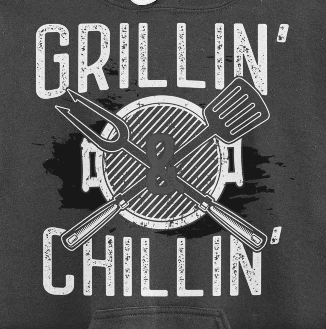 Funny Barbecue Grillin' Graphic Women Men Meat Smoking BBQ Pullover Hoodie