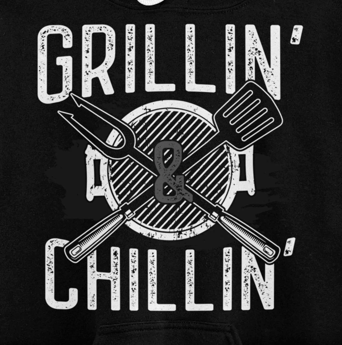 Funny Barbecue Grillin' Graphic Women Men Meat Smoking BBQ Pullover Hoodie