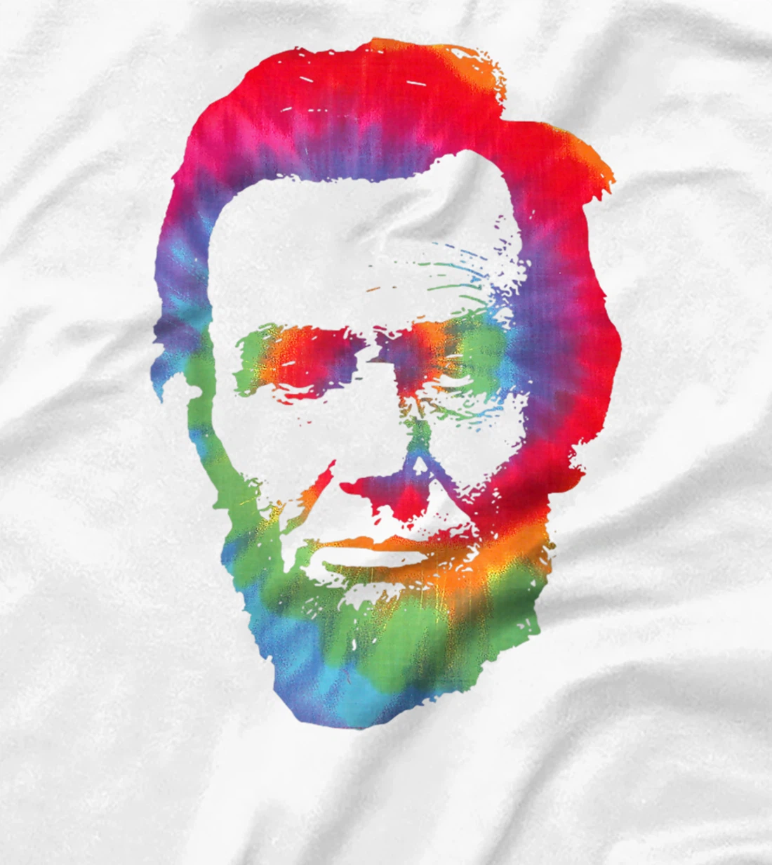 Womens Abe Abraham Lincoln Tie Dye Retro President 4th Of July T-Shirt, Kid T-Shirt and Women T-Shirt