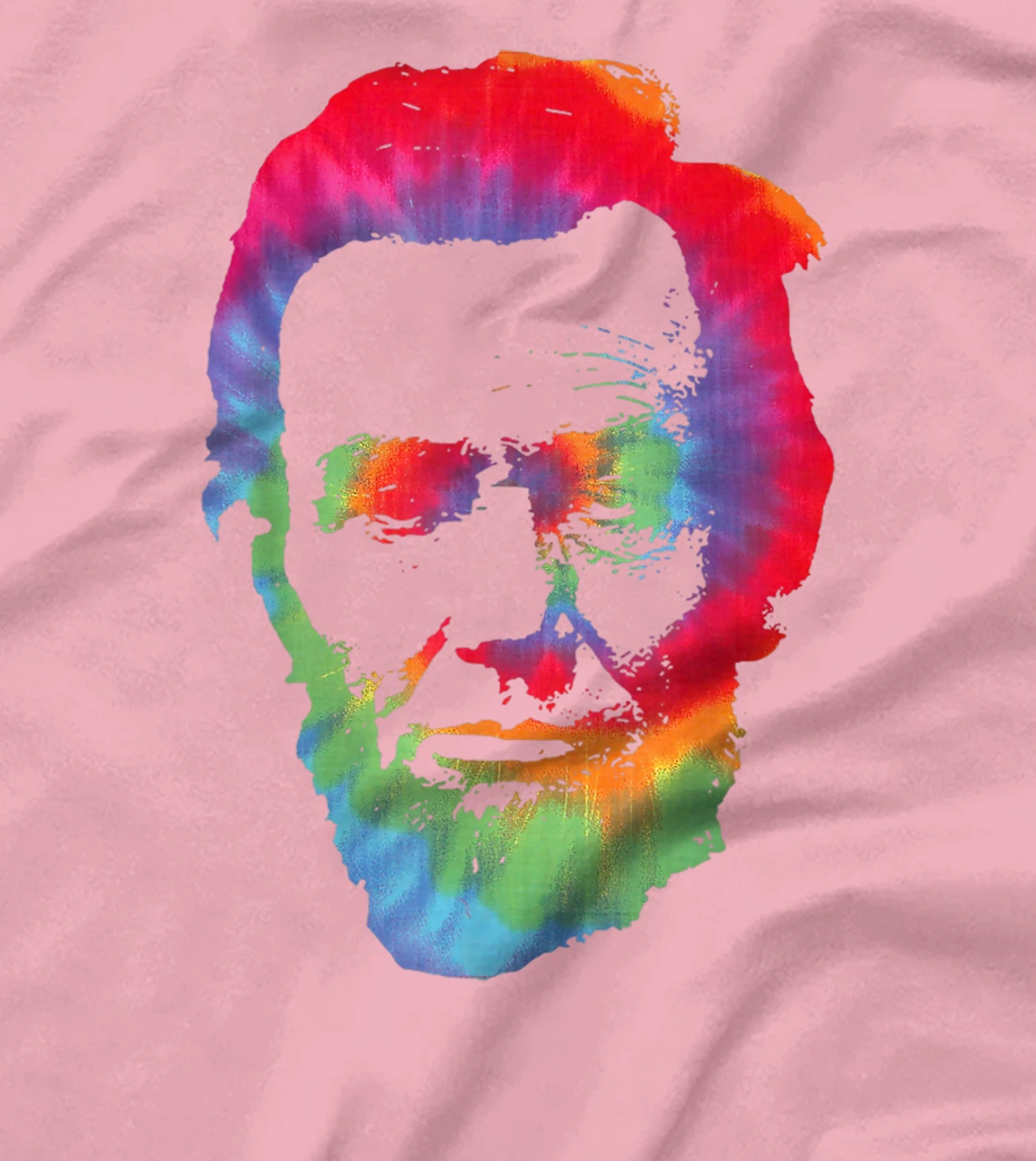 Womens Abe Abraham Lincoln Tie Dye Retro President 4th Of July T-Shirt, Kid T-Shirt and Women T-Shirt