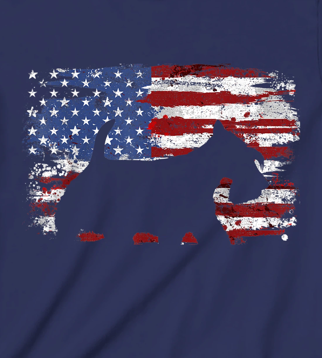 Scottish Terrier Vintage American Flag T-Shirt, Kid T-Shirt and Women T-Shirt