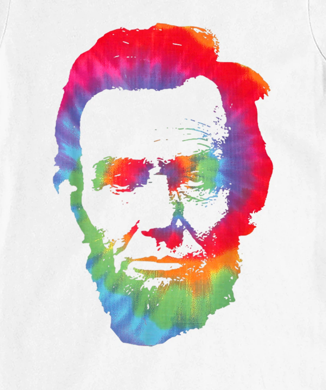 Womens Abe Abraham Lincoln Tie Dye Retro President 4th Of July T-Shirt, Kid T-Shirt and Women T-Shirt